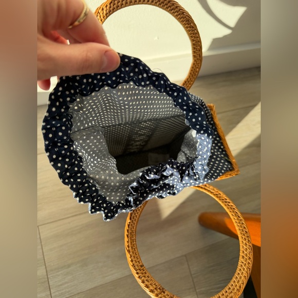 Anthropologie Woven Textured Bali Tote, NWT - Picture 5 of 5